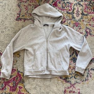 Gray Brandy zip up